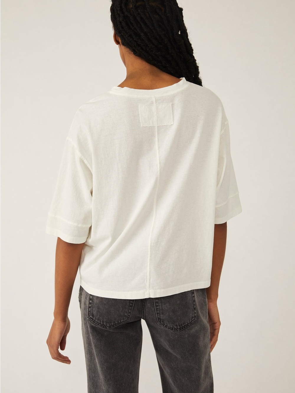 Free People Alissa Tee - Ivory - Picture 2 of 10